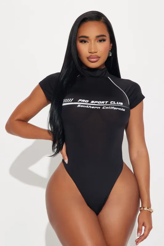 Pro Sports Babe Bodysuit - Black sold by Fashion Nova