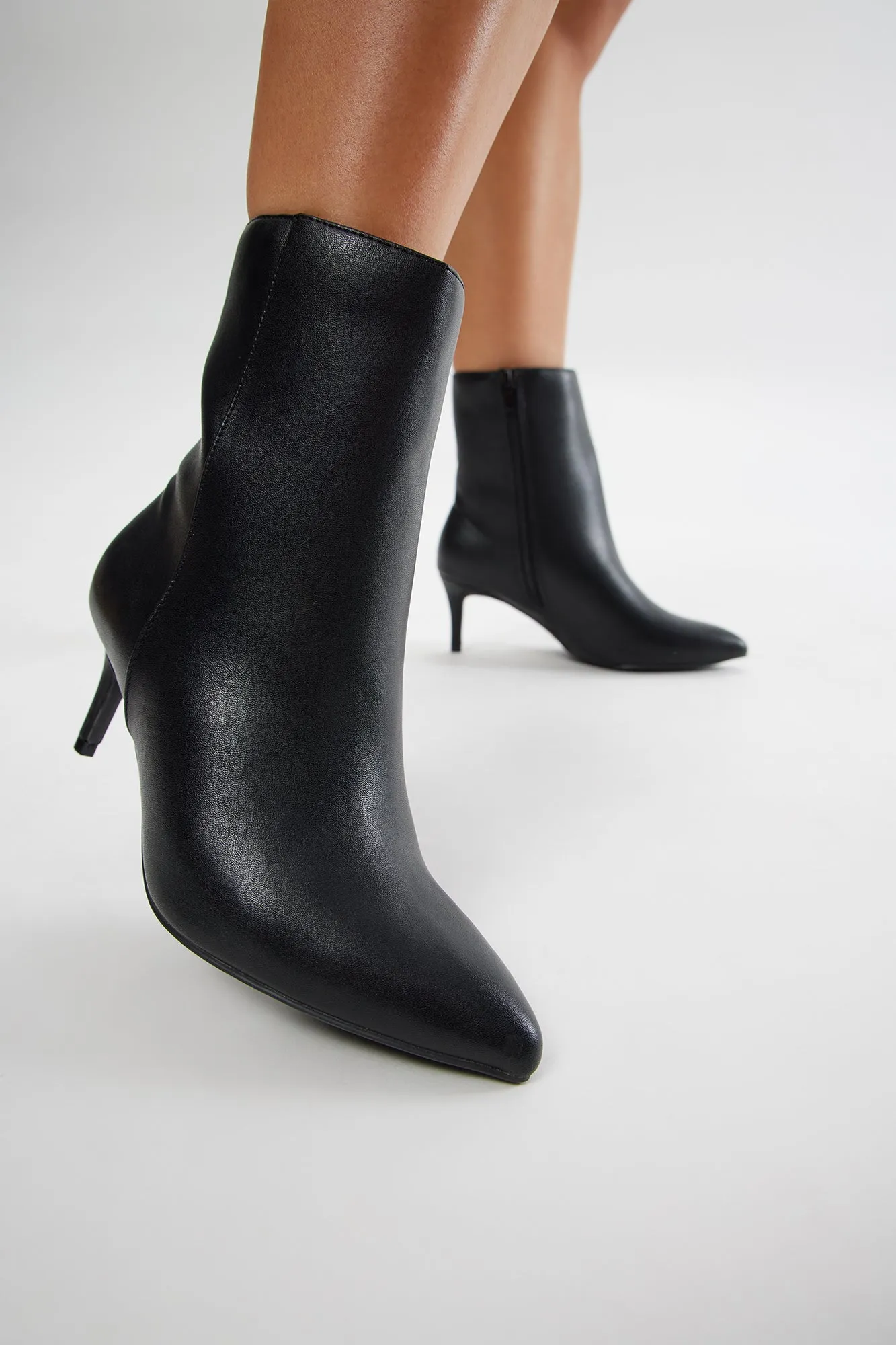Bryson Heeled Booties - Black sold by Fashion Nova product image thumbnail 2
