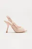 Celestina Slingback Heels - Nude sold by Fashion Nova