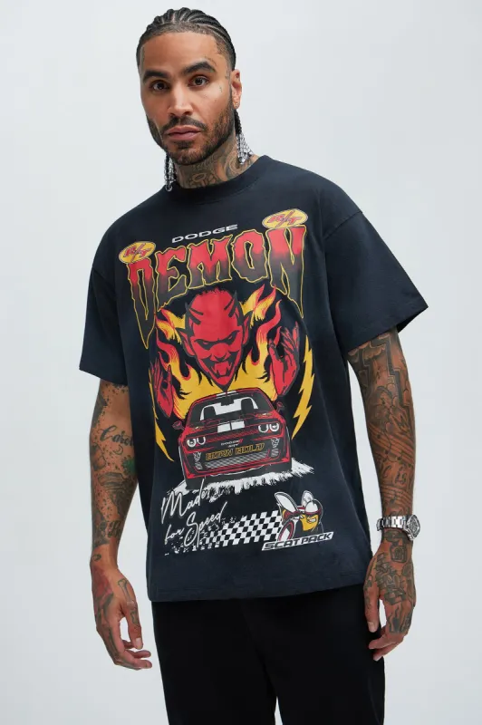 Dodge Hellcat Demon Short Sleeve Tee - Black sold by Fashion Nova