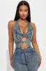 Spark The Passion Denim Jumpsuit - Medium Wash sold by Fashion Nova