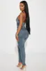 Spark The Passion Denim Jumpsuit - Medium Wash sold by Fashion Nova