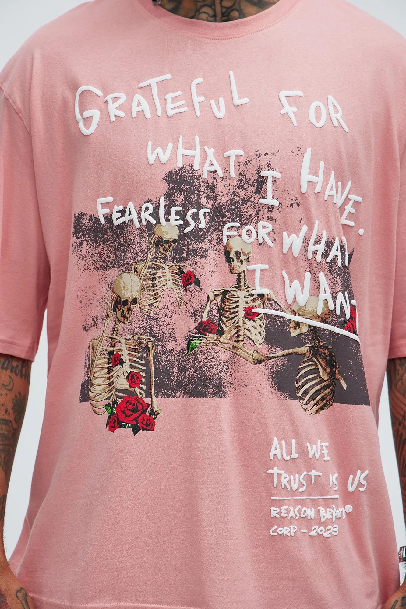 Grateful For What I have Short Sleeve Tee - Pink sold by Fashion Nova product image thumbnail 2