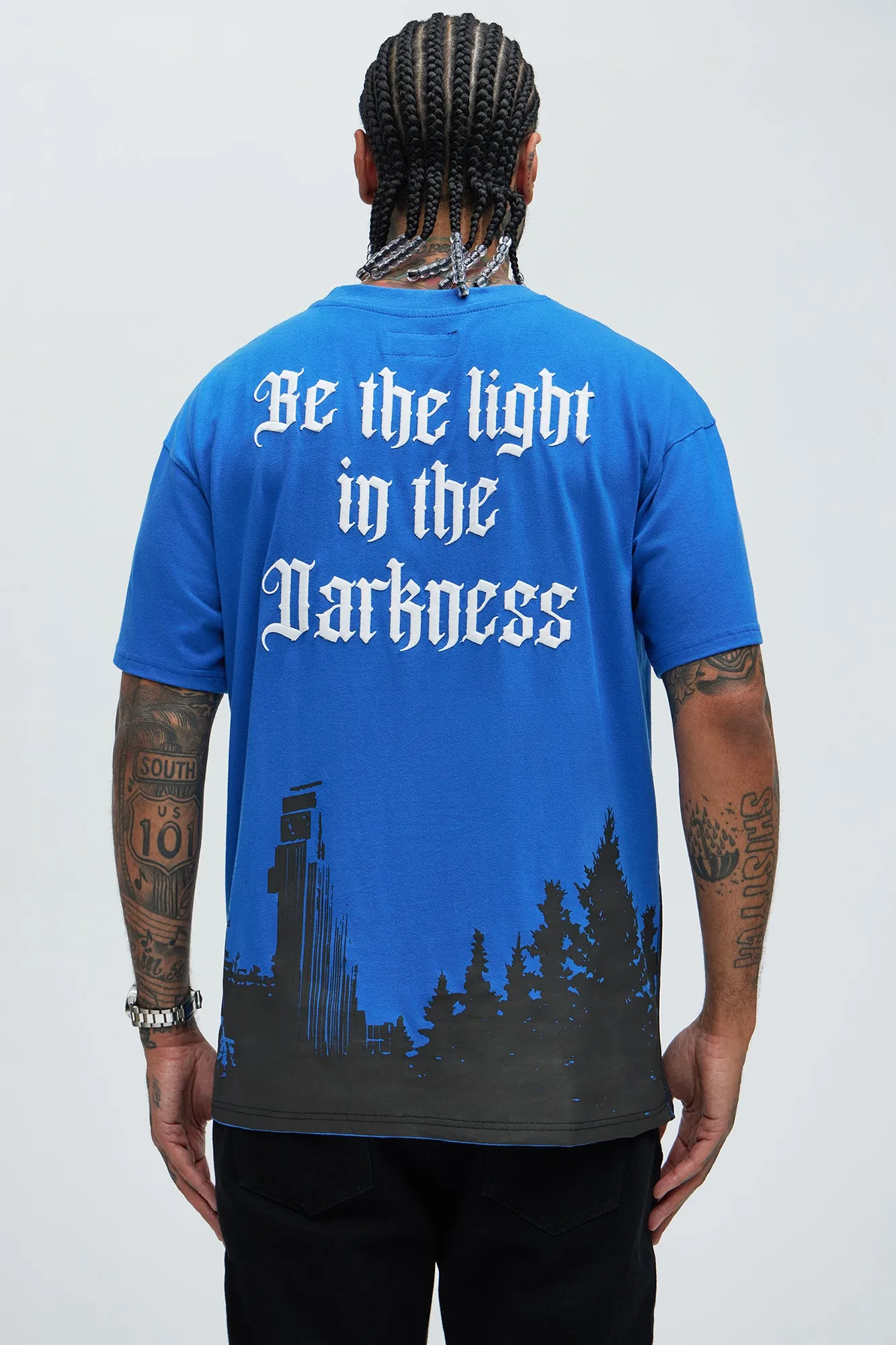 Work Together Short Sleeve Tee - Blue sold by Fashion Nova product image thumbnail 4