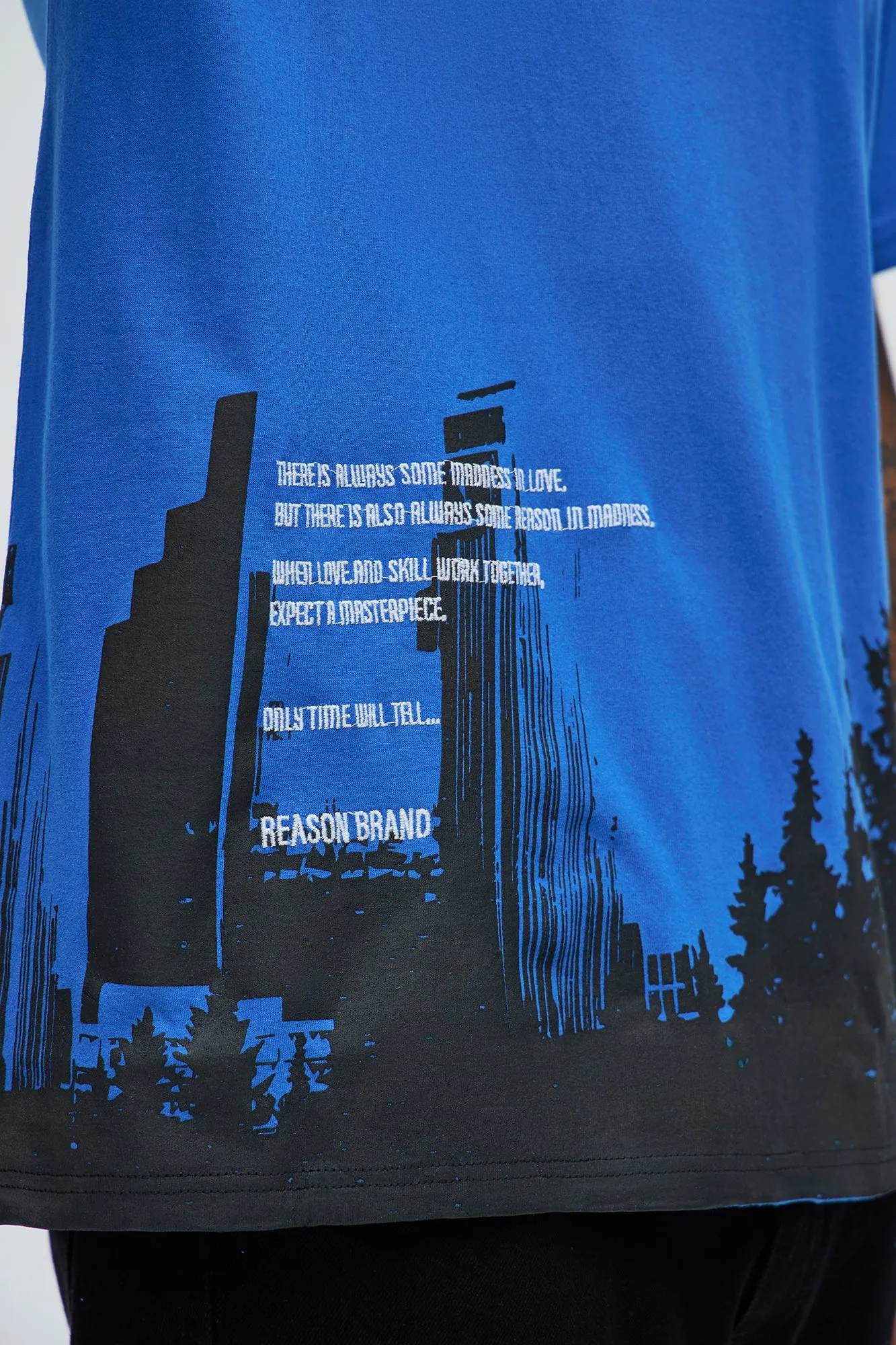 Work Together Short Sleeve Tee - Blue sold by Fashion Nova product image thumbnail 3