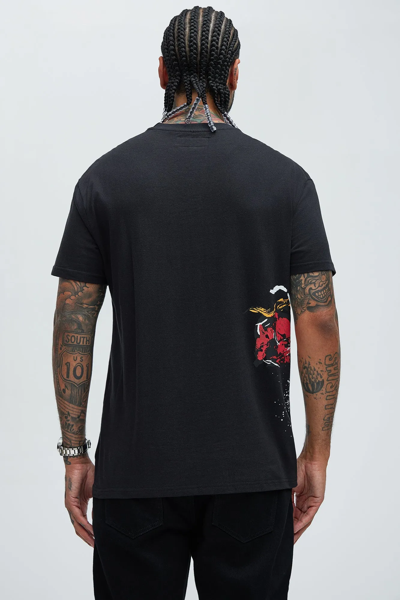 Take Note Short Sleeve Tee - Black sold by Fashion Nova product image thumbnail 5