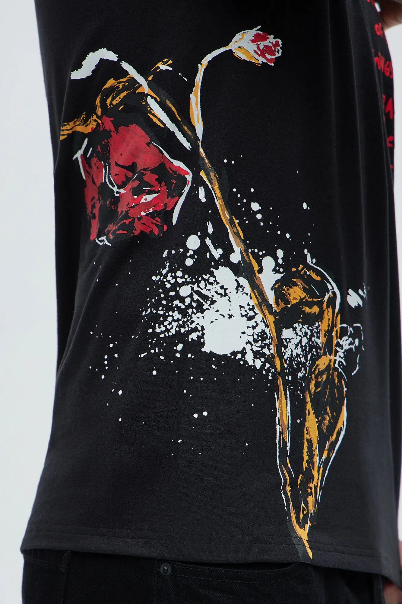 Take Note Short Sleeve Tee - Black sold by Fashion Nova product image thumbnail 4