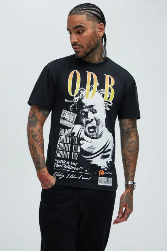 ODB Shimmy Ya Short Sleeve Tee - Black sold by Fashion Nova