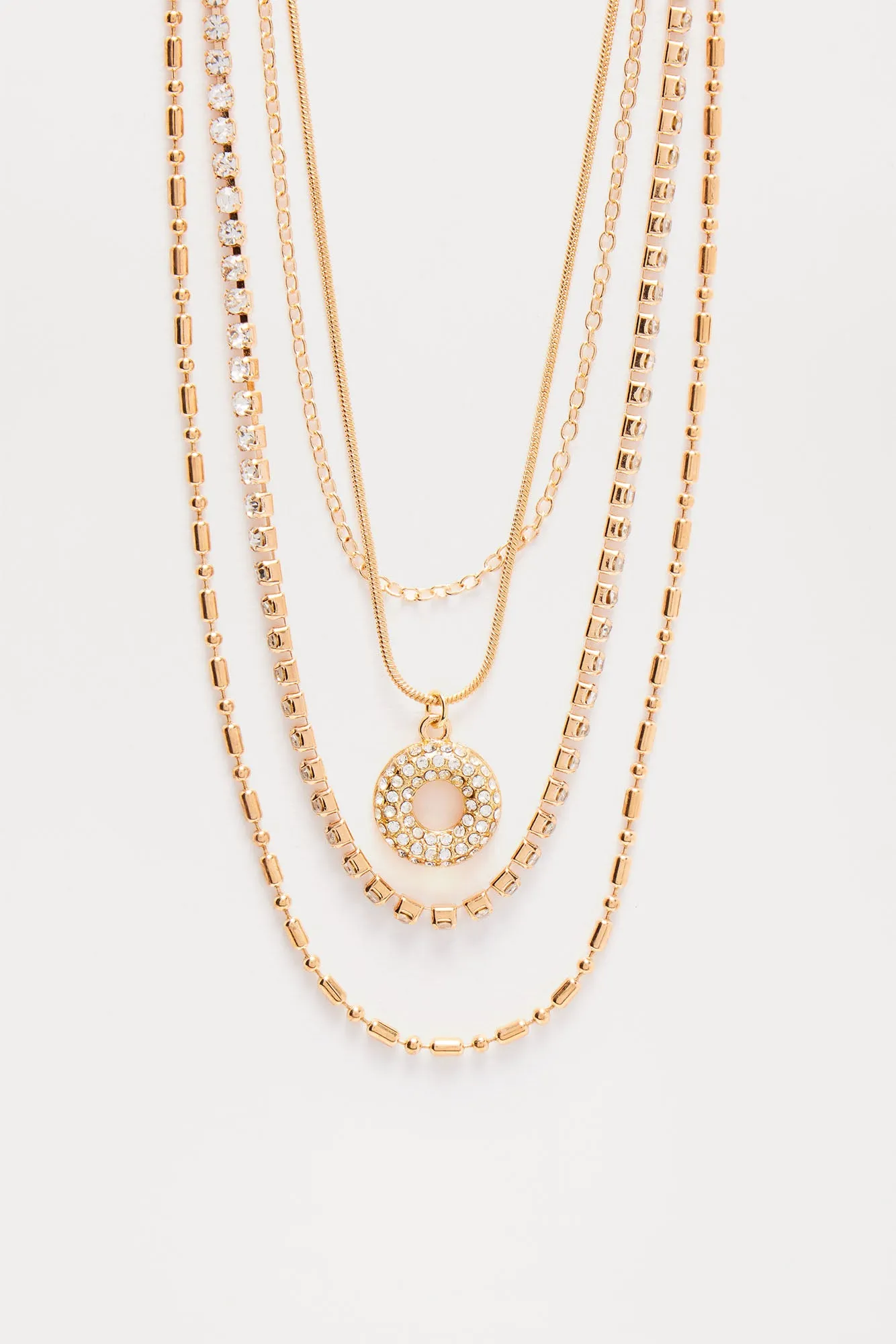 Open Aura Necklace - Gold sold by Fashion Nova product image thumbnail 3