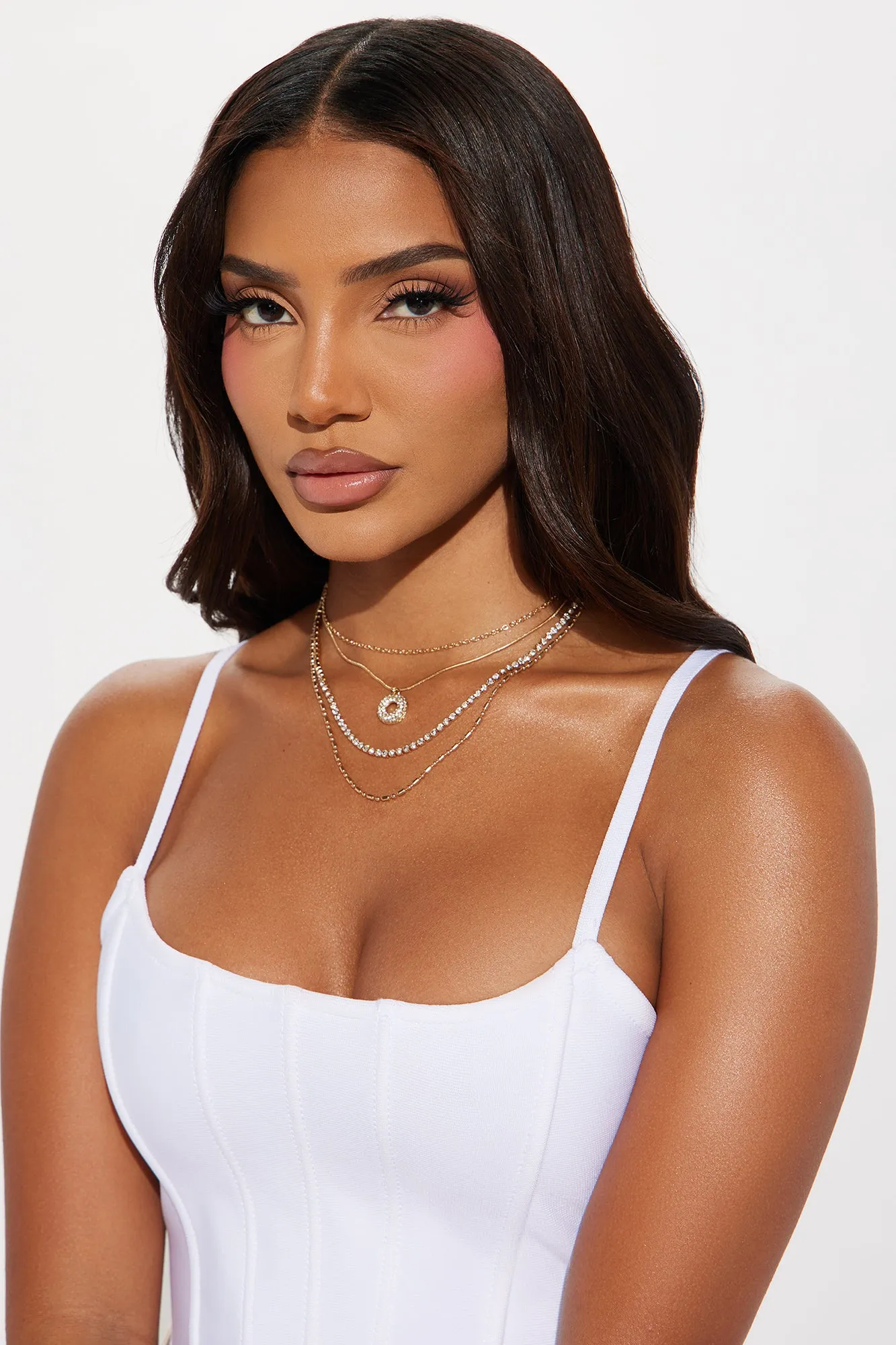Open Aura Necklace - Gold sold by Fashion Nova product image thumbnail 2