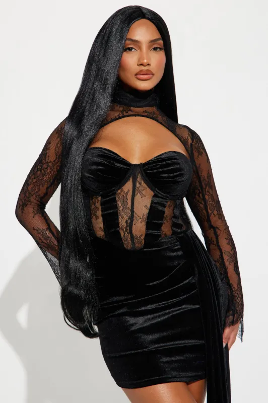 Vixen Babe Costume Costume Wig - Black sold by Fashion Nova