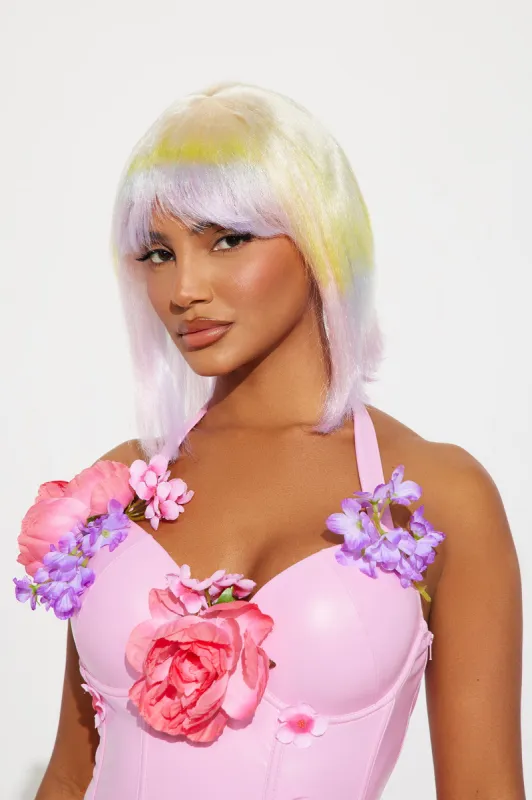 Magical Babe Iridescent Costume Wig - Multi Color sold by Fashion Nova