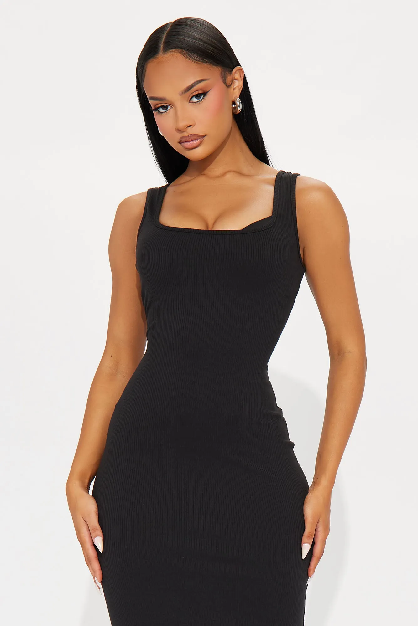 Margot Ribbed Maxi Dress - Black sold by Fashion Nova product image thumbnail 2