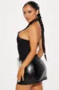 Nothin Is Better Lace Up Top - Black sold by Fashion Nova
