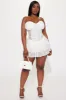 Sweet Pea Lace Micro Mini Dress - White sold by Fashion Nova