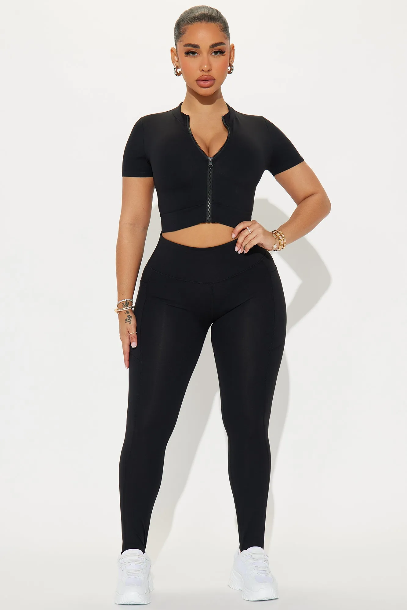 Trail Trek Super Soft Active Top - Black sold by Fashion Nova product image thumbnail 2