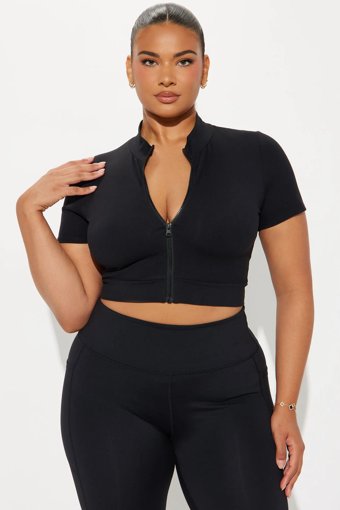 Trail Trek Super Soft Active Top - Black sold by Fashion Nova product image thumbnail 5