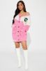 Varsity Sweatshirt Mini Dress - Pink sold by Fashion Nova