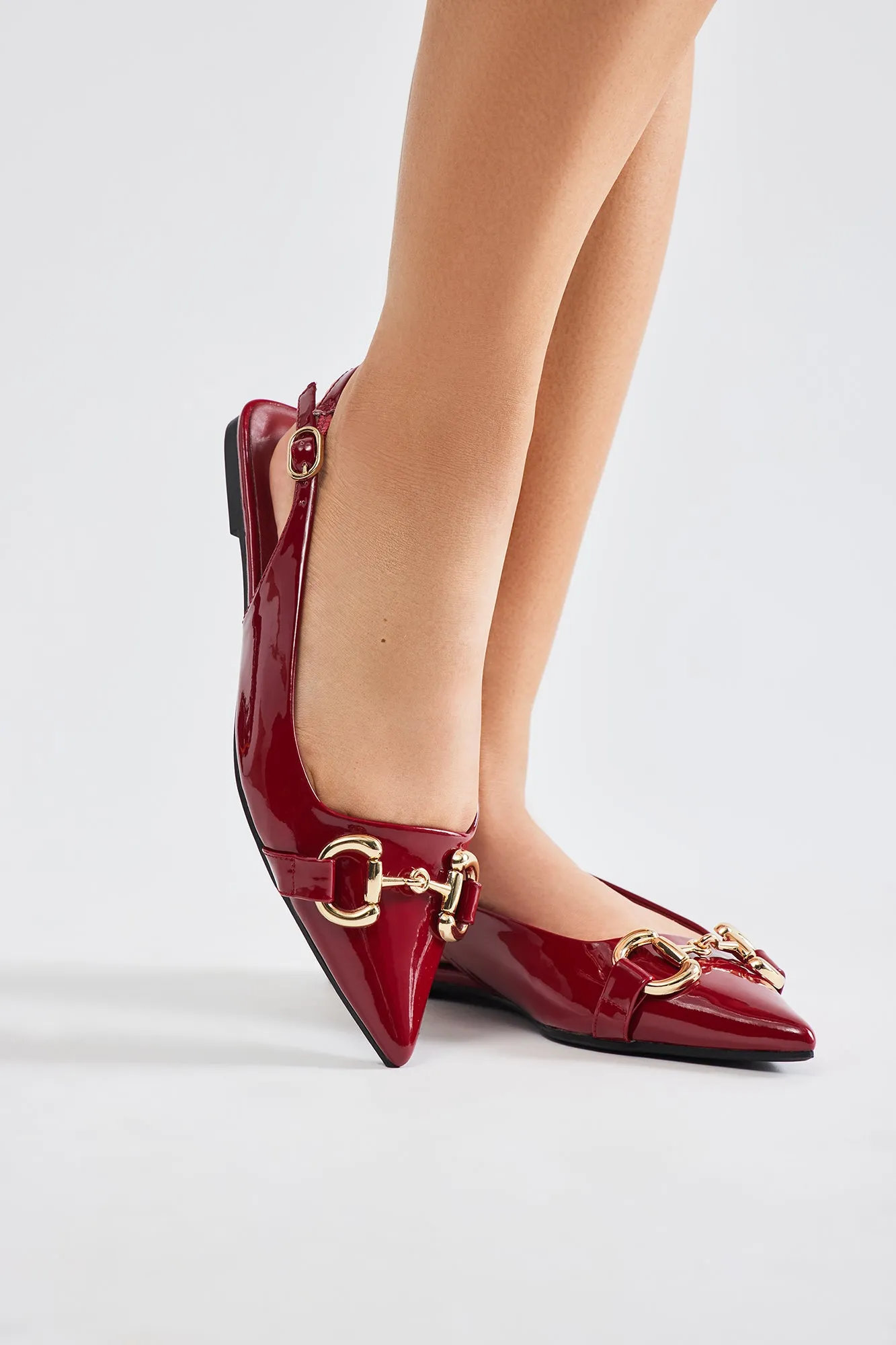 All Day Long Flats - Burgundy sold by Fashion Nova