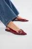 All Day Long Flats - Burgundy sold by Fashion Nova
