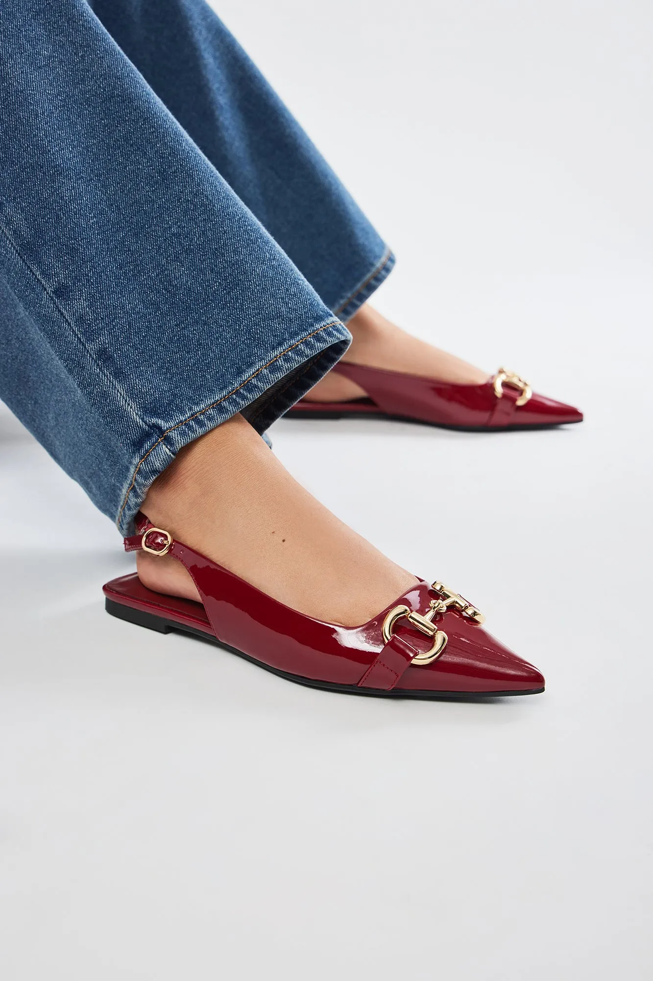 All Day Long Flats - Burgundy sold by Fashion Nova product image thumbnail 3
