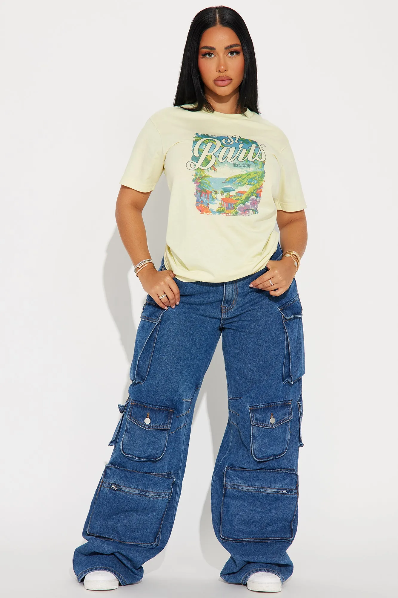 St. Barts Summer Tee - Yellow sold by Fashion Nova product image thumbnail 2