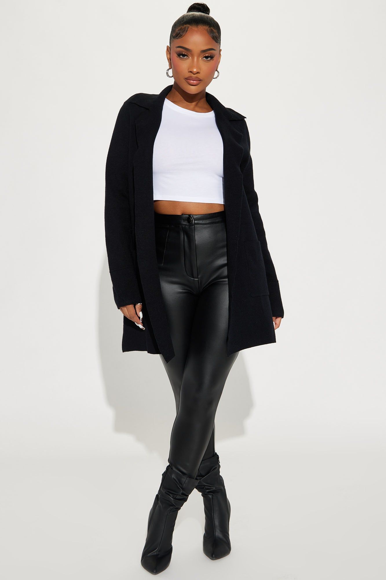 Call A Cab Cardigan - Black sold by Fashion Nova product image thumbnail 2
