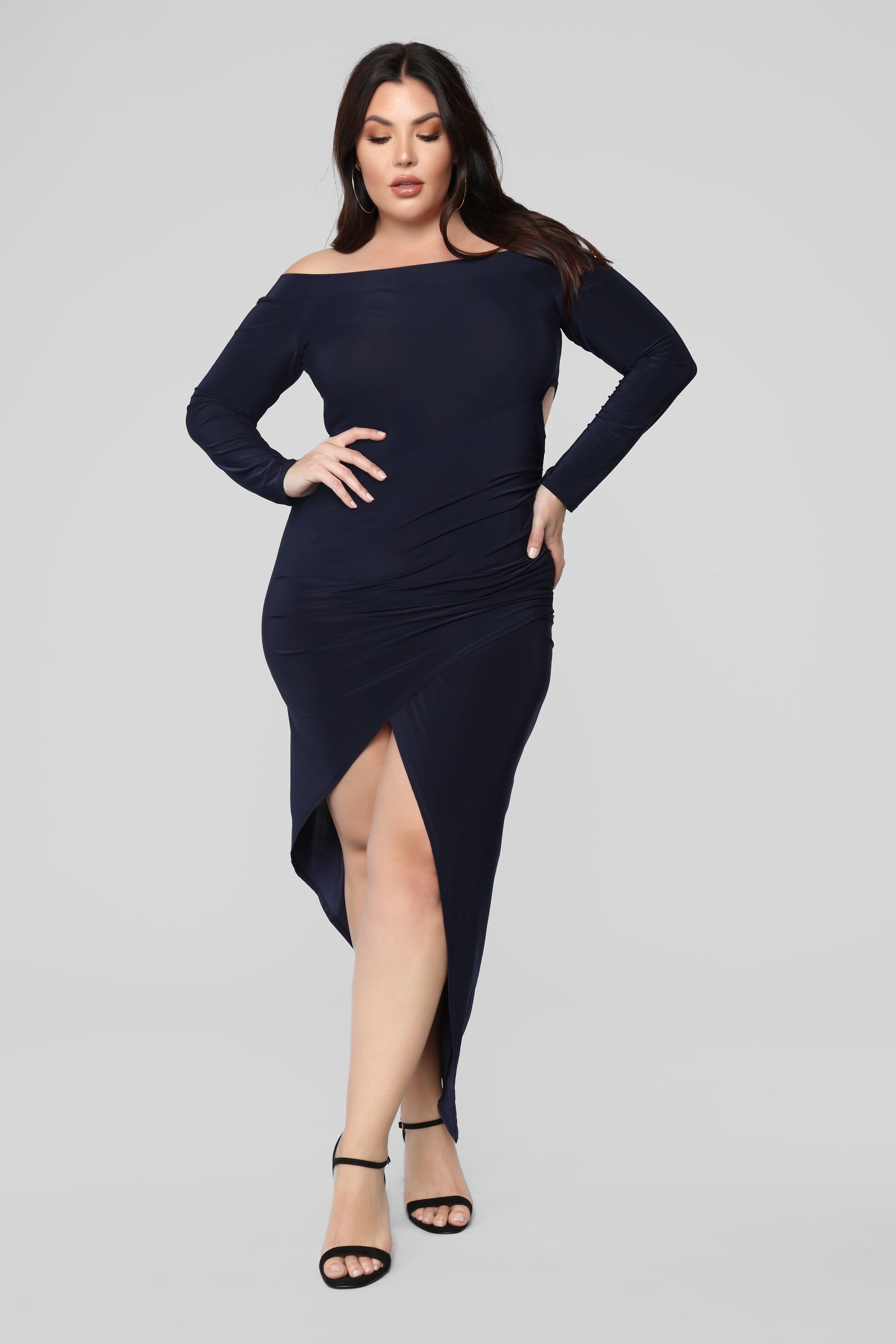 Take Over The Night Midi Dress - Navy sold by Fashion Nova product image thumbnail 5