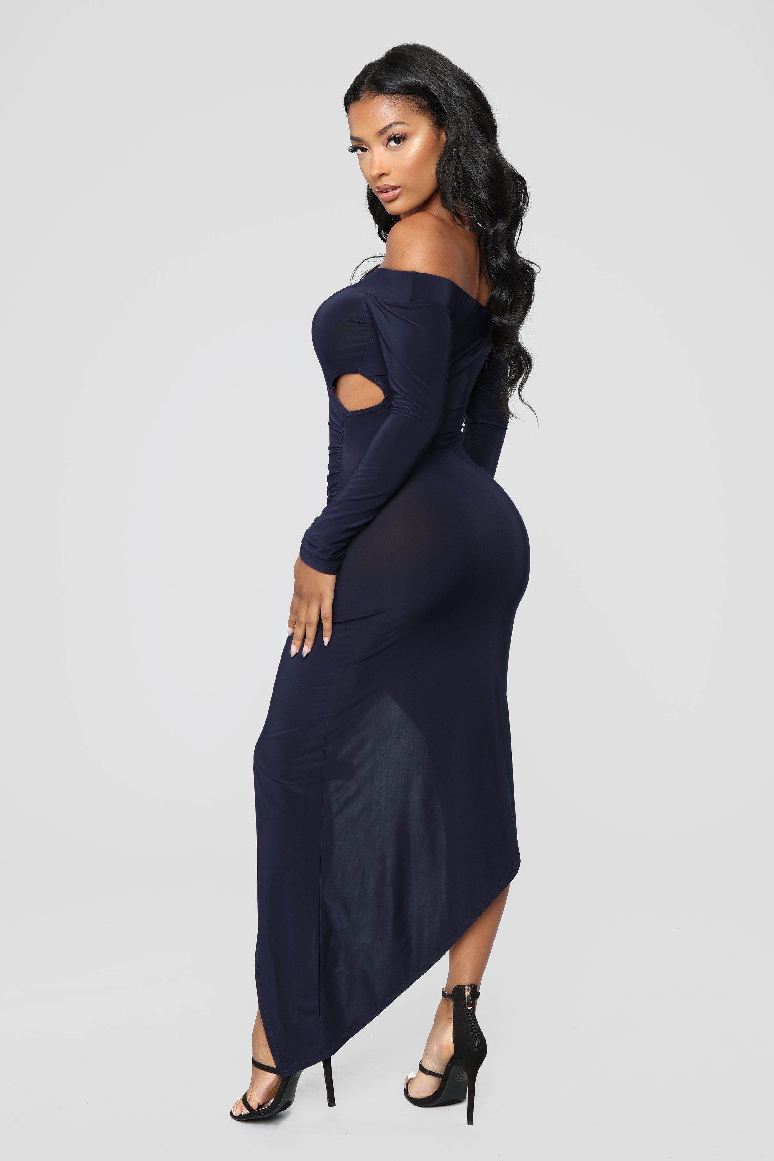 Take Over The Night Midi Dress - Navy sold by Fashion Nova product image thumbnail 3