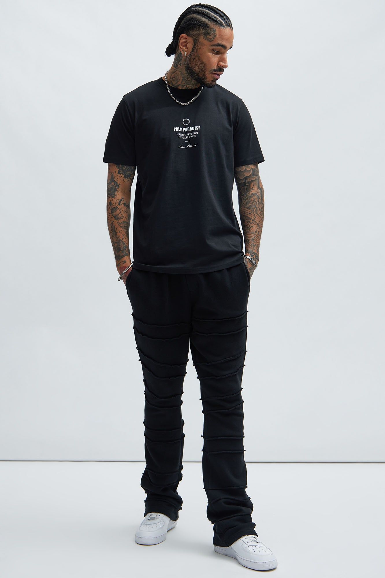 Palm Paradise Short Sleeve Tee - Black sold by Fashion Nova product image thumbnail 2