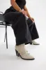 Ridley Hardware Booties - Nude sold by Fashion Nova