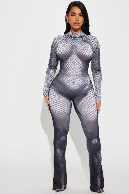 What You Did Jumpsuit - Black sold by Fashion Nova