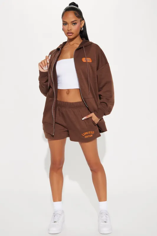Limited Edition Short Set - Brown Combo sold by Fashion Nova