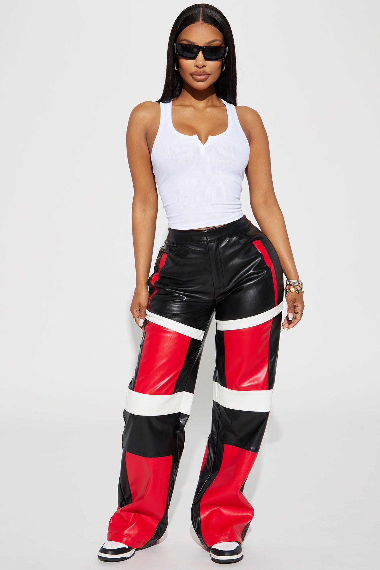 Leah Ribbed Tank Top - White sold by Fashion Nova product image thumbnail 2