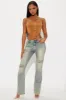 Bridget Distressed Bootcut Jeans - Vintage Wash sold by Fashion Nova