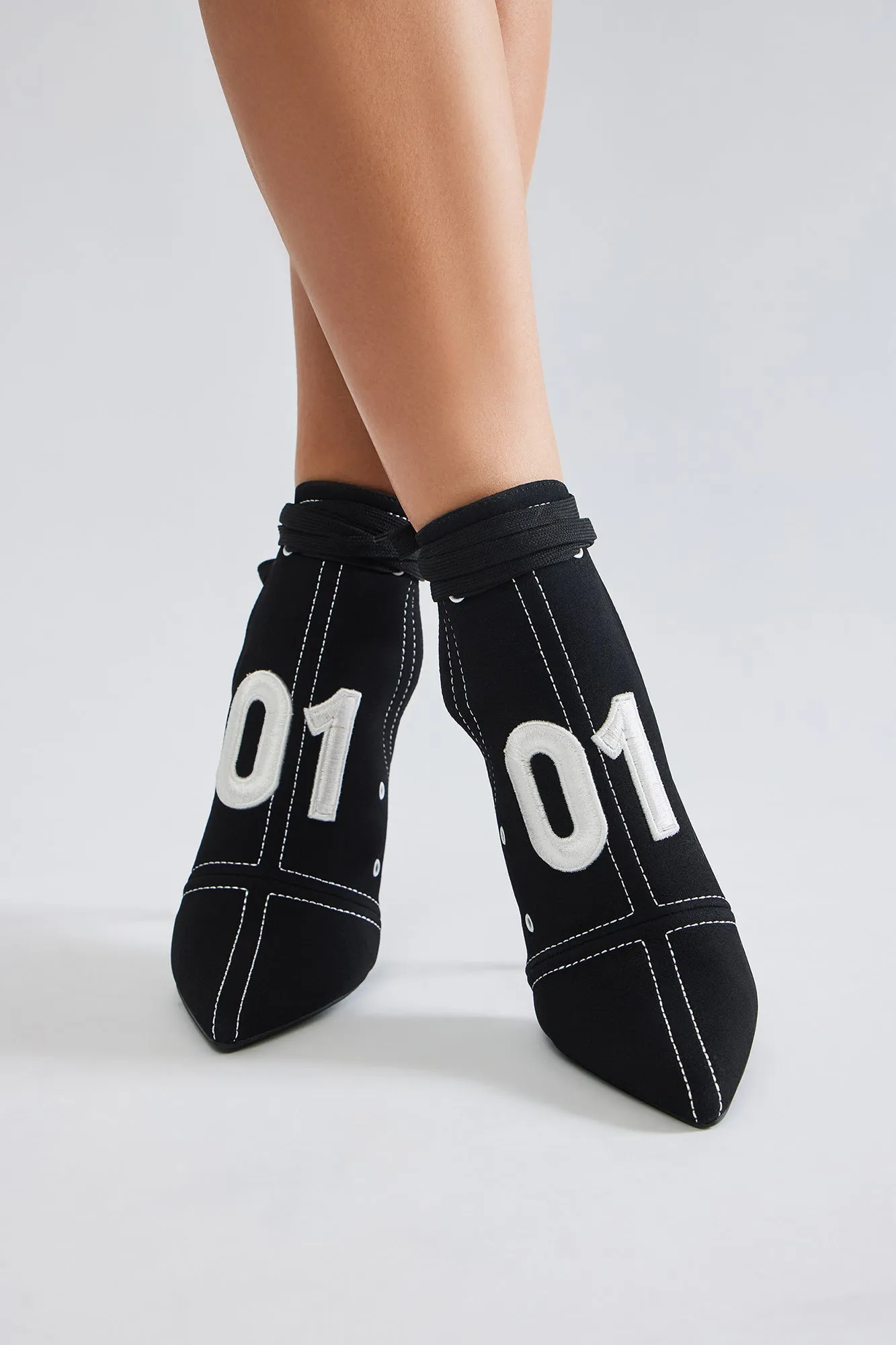 Team Captain Wrap Up Pumps - Black sold by Fashion Nova product image thumbnail 3