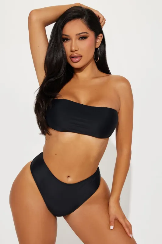 Keep It Simple 2 Piece Bikini - Black sold by Fashion Nova