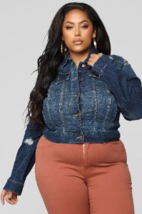 Kelly Denim Jacket - Dark sold by Fashion Nova