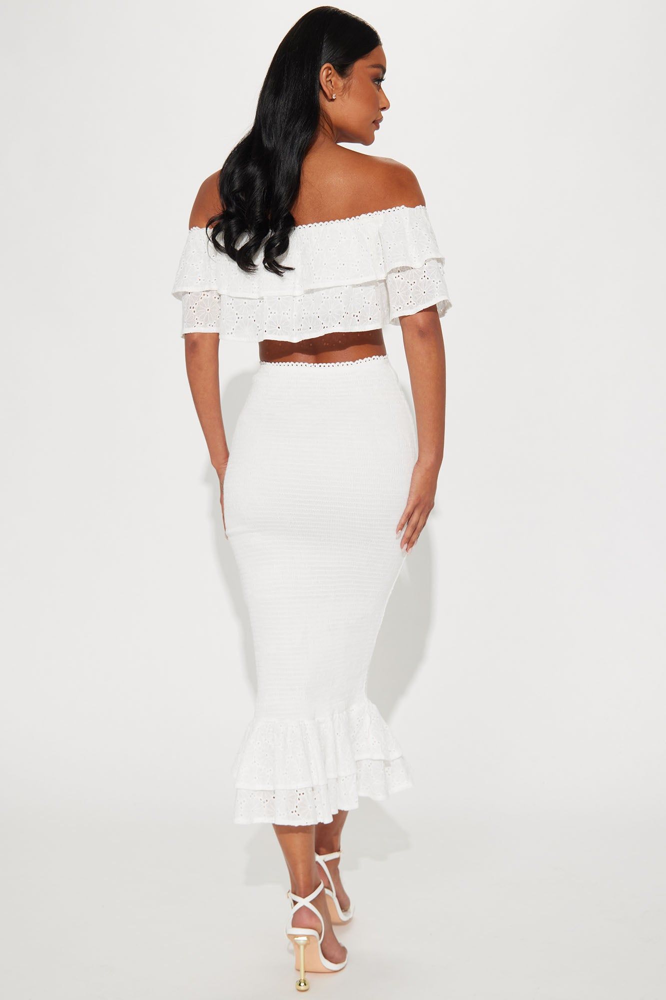 My Addiction Skirt Set - White sold by Fashion Nova product image thumbnail 3