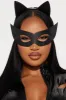 Cat Fight Slashed 4 Piece Costume Set - Black sold by Fashion Nova