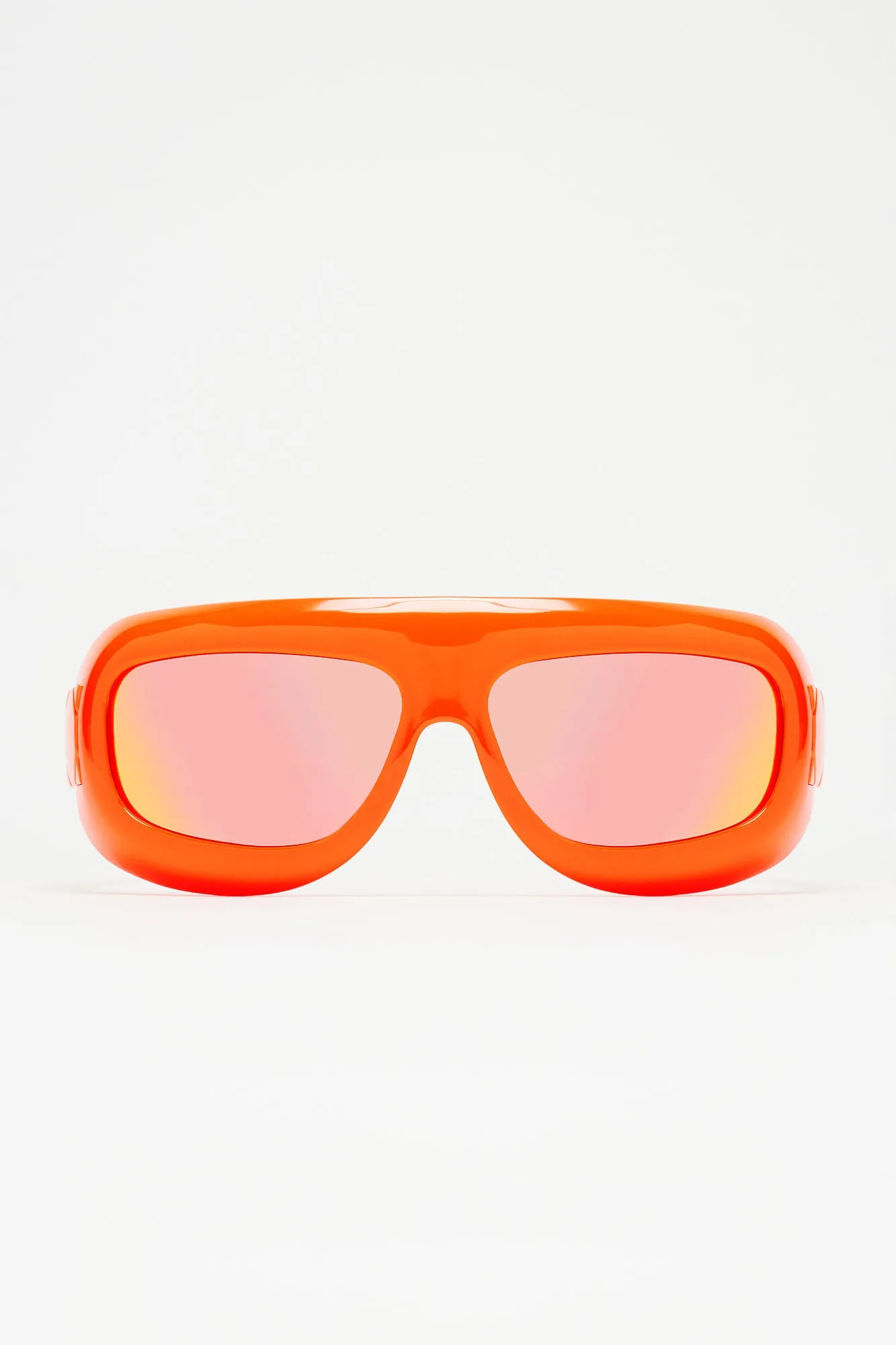 Art Of Reflection Sunglasses - Orange sold by Fashion Nova product image thumbnail 3