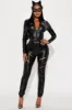 Cat Fight Slashed 4 Piece Costume Set - Black sold by Fashion Nova