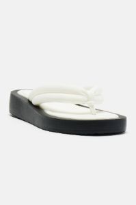 Bethany Flip Flops - White sold by Fashion Nova