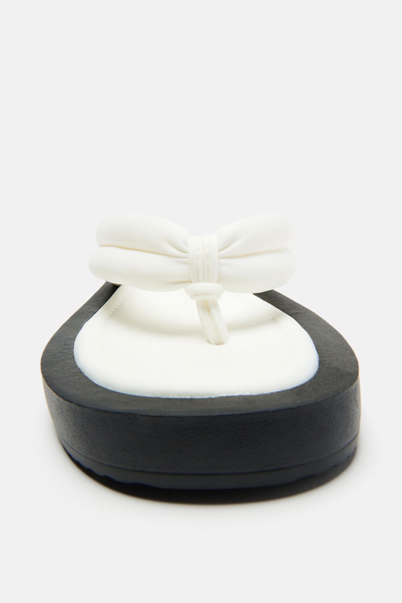 Bethany Flip Flops - White sold by Fashion Nova product image thumbnail 4