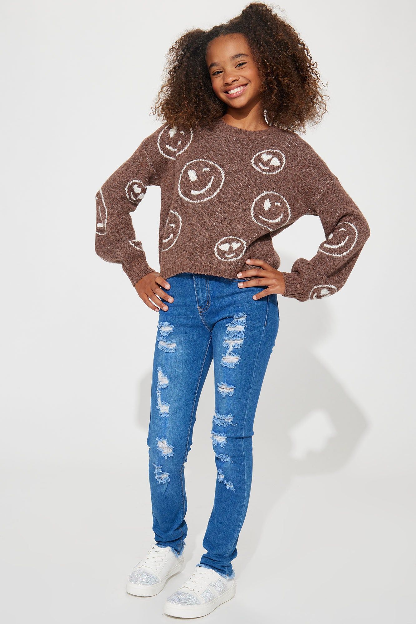 Mini Don't Slip Denim Skinny Jeans - Medium Wash - Medium Wash sold by Fashion Nova