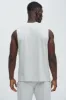 Essential Lounge Sleeveless Muscle Tee - Grey sold by Fashion Nova
