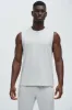 Essential Lounge Sleeveless Muscle Tee - Grey sold by Fashion Nova