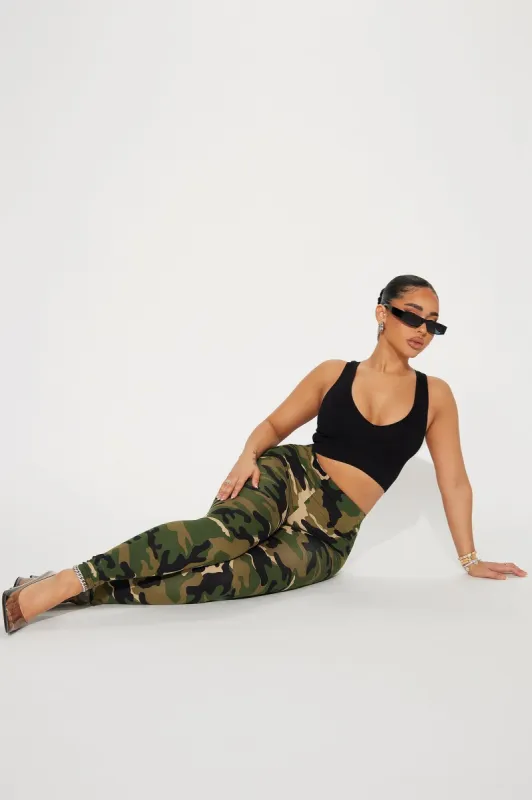 Ryder Camo Leggings - Olive/combo sold by Fashion Nova