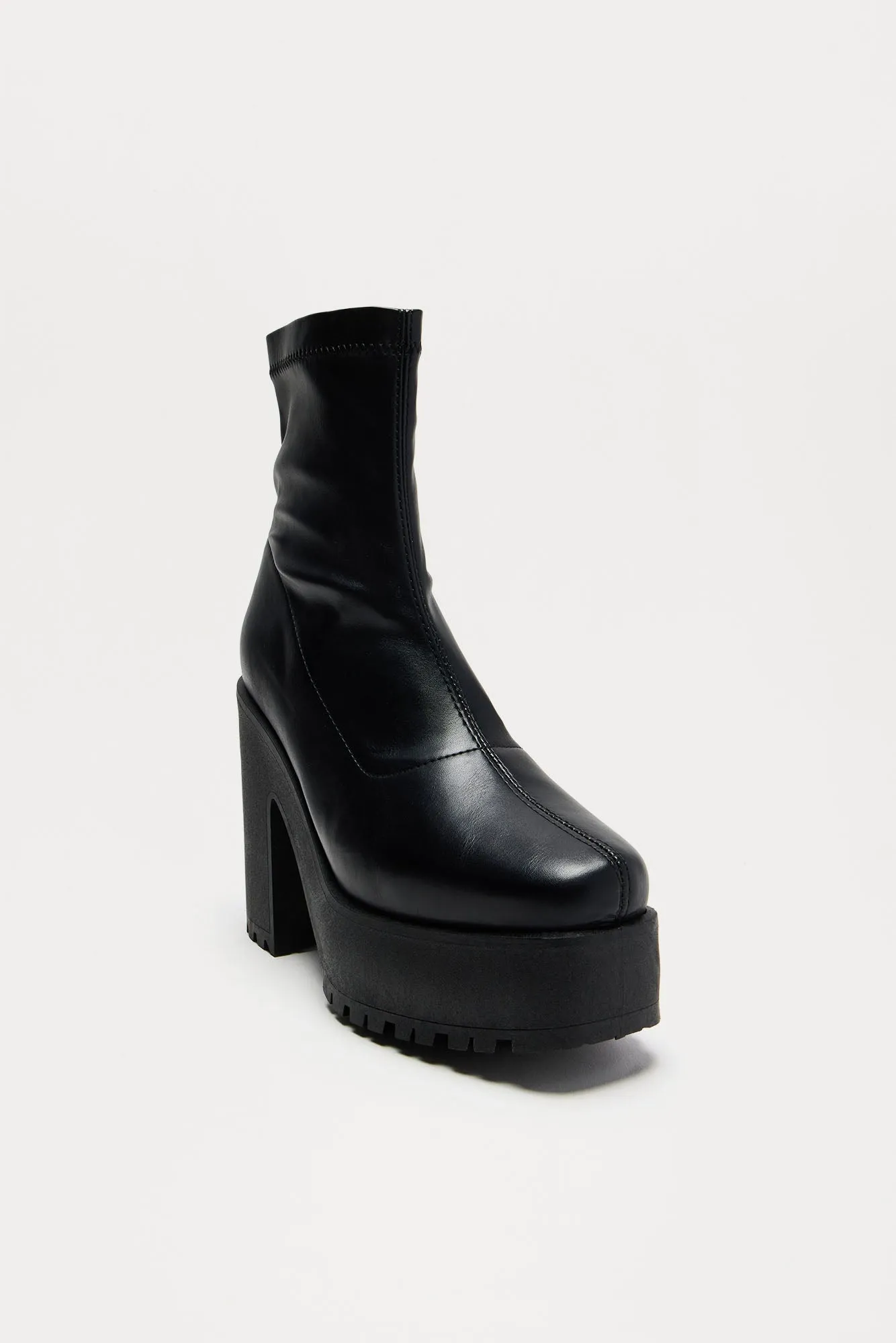 Baylor Platform Booties - Black sold by Fashion Nova product image thumbnail 2