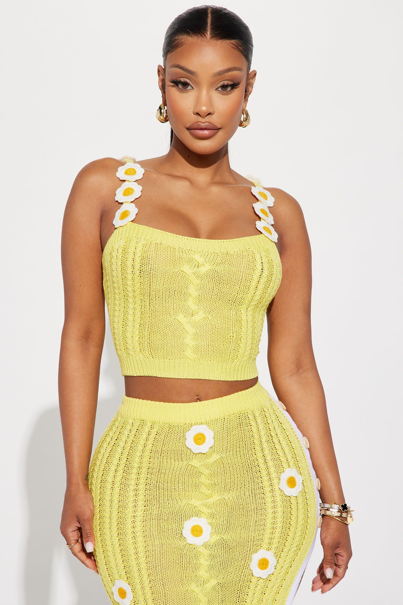 Daisy Fields Skirt Set - Yellow sold by Fashion Nova product image thumbnail 2